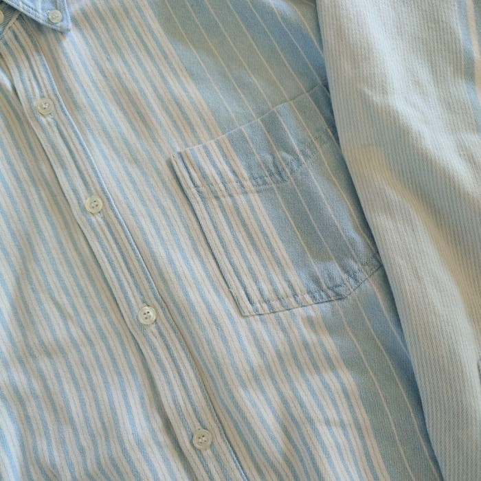 Used DENIM stripe shirts 古着　デニム マルチストライプシャツ　ワークシャツ　シャツジャケット | Vintage.City Vintage Shops, Vintage Fashion Trends
