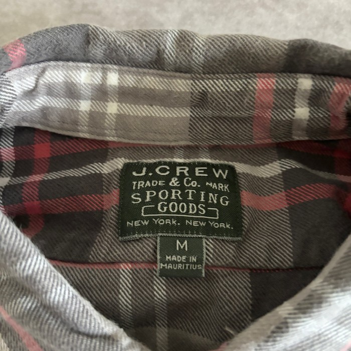 90s  J.CREW チェック　シャツ　無地　古着 | Vintage.City 古着屋、古着コーデ情報を発信