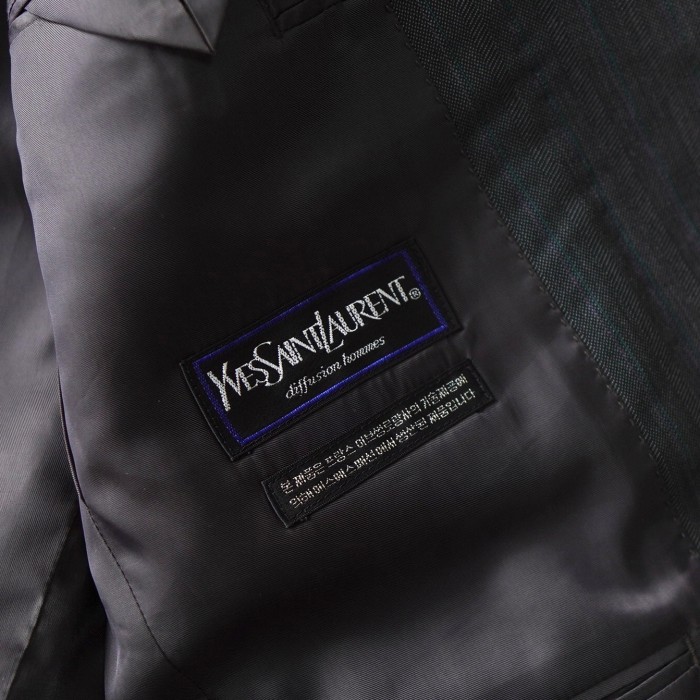 Yves Saint Laurent / イヴ・サンローラン テーラードジャケット 1990年代製 / センターベント / 総裏地 Lサイズ相当 | Vintage.City 古着屋、古着コーデ情報を発信