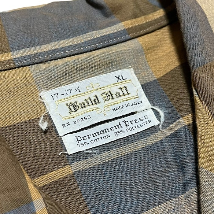 【Vintage】1960's オープンカラーチェックシャツ MADE IN JAPAN | Vintage.City 古着屋、古着コーデ情報を発信