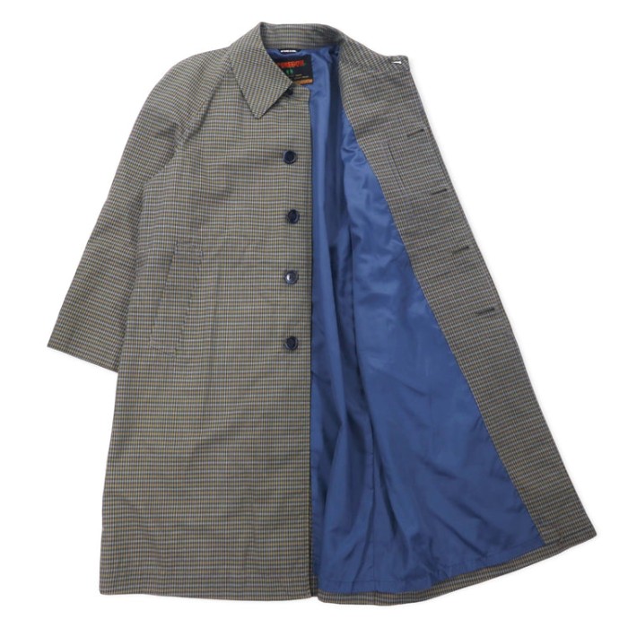 McGREGOR 90年代 ステンカラーコート L グレー チェック コットン 日本製 | Vintage.City 古着屋、古着コーデ情報を発信