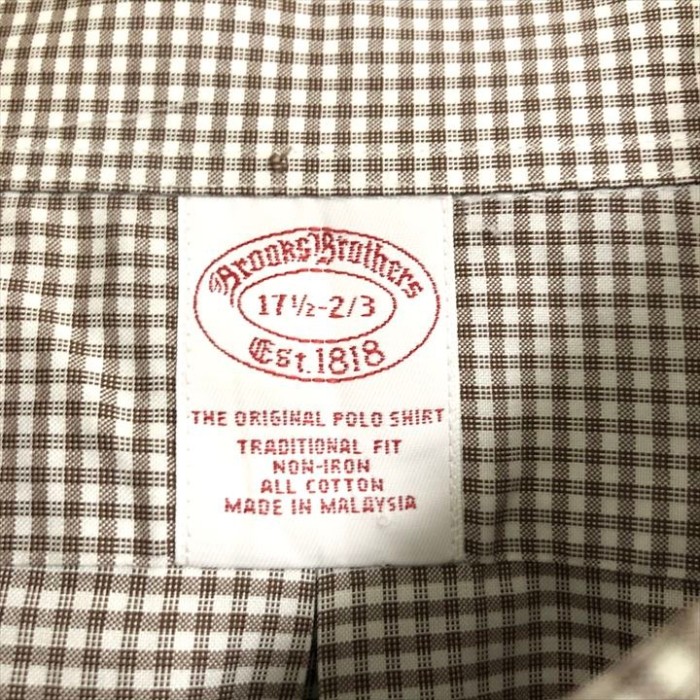 90s 古着 ブルックスブラザーズ BDシャツ チェックシャツ 4XL | Vintage.City 古着屋、古着コーデ情報を発信