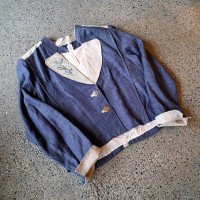 ハンドペイント リネンチロリアンジャケット used [303110] | Vintage.City 古着屋、古着コーデ情報を発信