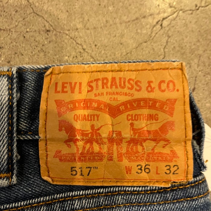 Levi's 517 boots cut denim pants | Vintage.City 古着屋、古着コーデ情報を発信