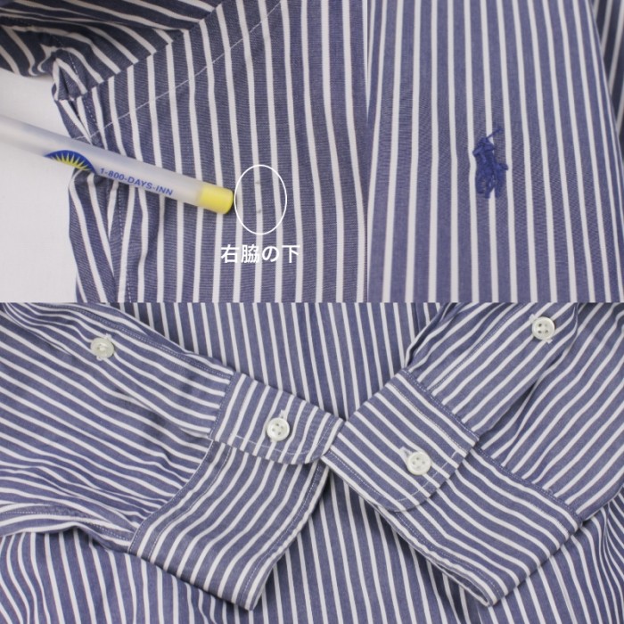 ラルフローレン ストライプ ボタンダウンシャツ XL 【メール便可】 [9018940] | Vintage.City 빈티지숍, 빈티지 코디 정보