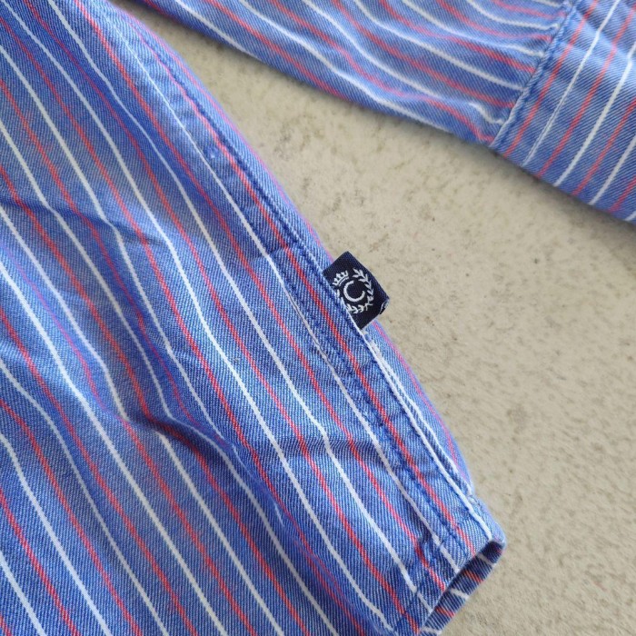 Used CHPAS stripe shirts 古着　CHAPSチャップス　ストライプシャツ　BDシャツ XL | Vintage.City 古着屋、古着コーデ情報を発信