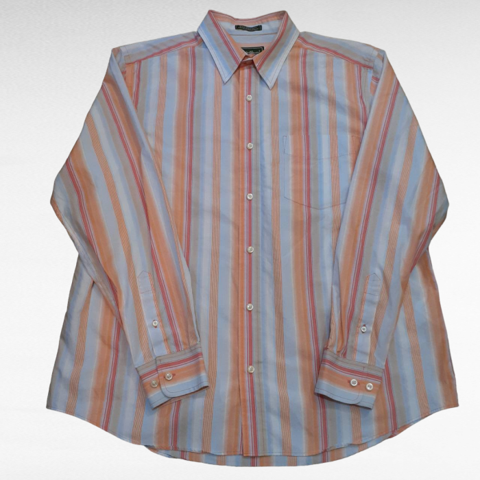 Eddie Bauer stripe design shirt | Vintage.City 古着屋、古着コーデ情報を発信