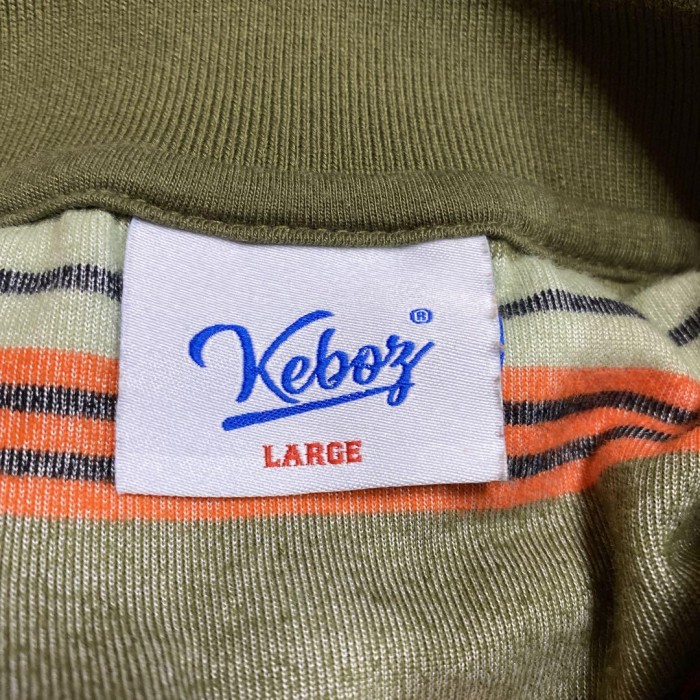 KEBOZ velour border polo size XL 配送A ケボズ　ベロア　ボーダー　ポロスウェット　刺繍ロゴ | Vintage.City Vintage Shops, Vintage Fashion Trends