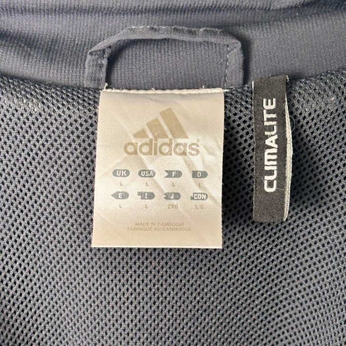 adidas ライン バックロゴ 刺繍 ナイロンジャケット ブラック L 263 | Vintage.City 빈티지숍, 빈티지 코디 정보