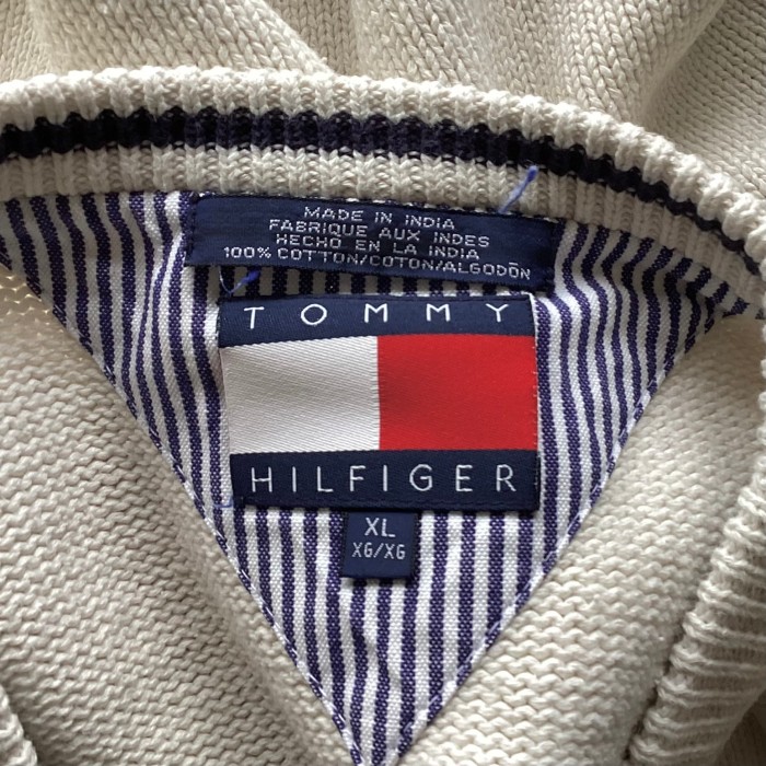 90‘S TOMMY HILFIGER コットンニットセーター　サマーセーター | Vintage.City 古着屋、古着コーデ情報を発信