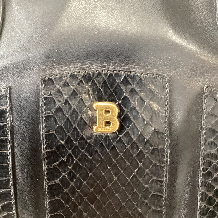 BALLY Python leather switching bag | Vintage.City 古着屋、古着コーデ情報を発信