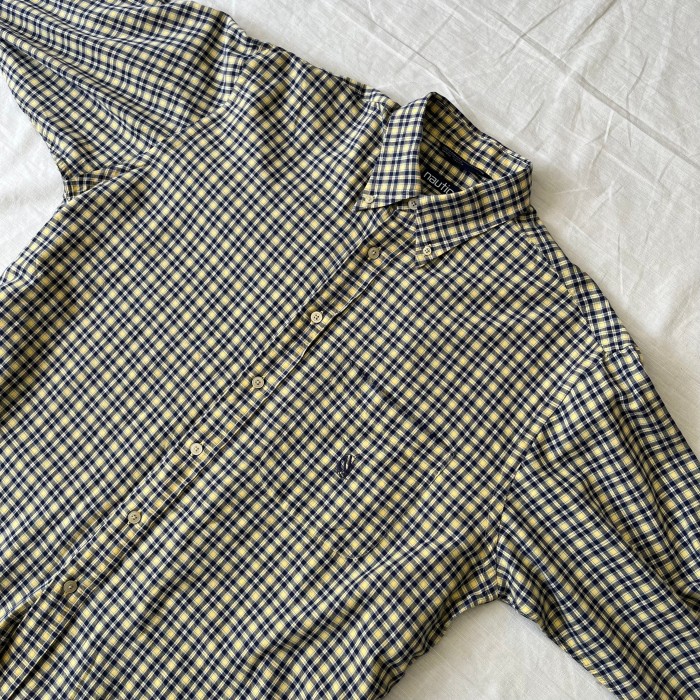 90’s NAUTICA/ノーティカ ボタンダウンシャツ チェックシャツ ロングスリーブシャツ  fc-1746 | Vintage.City 古着屋、古着コーデ情報を発信