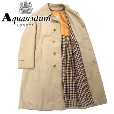Aquascutum イングランド製 80年代 ステンカラーコート L ベージュ コットン 防水 ライナー着脱式 Aqua5 | Vintage.City Vintage Shops, Vintage Fashion Trends