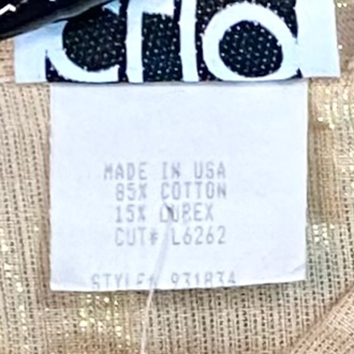 【Unisex】90s デッドストック ベージュ ゴールド ラメ 長袖シャツ / Made In USA Vintage ヴィンテージ 古着 シャツ 長袖 | Vintage.City 빈티지숍, 빈티지 코디 정보