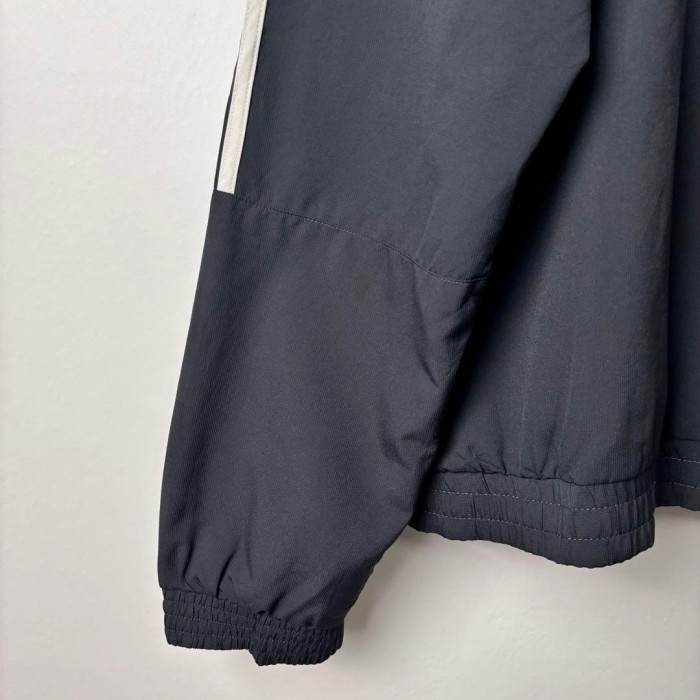 adidas ライン バックロゴ 刺繍 ナイロンジャケット ブラック L 263 | Vintage.City 古着屋、古着コーデ情報を発信