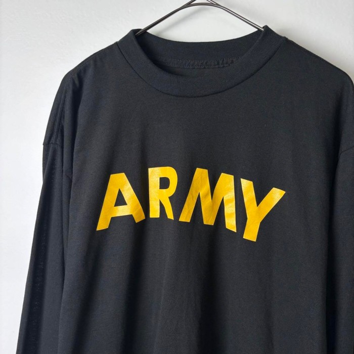 アメリカ軍 実物 ARMY APFU ロンT トレーニングシャツ ブラック XL | Vintage.City 古着屋、古着コーデ情報を発信