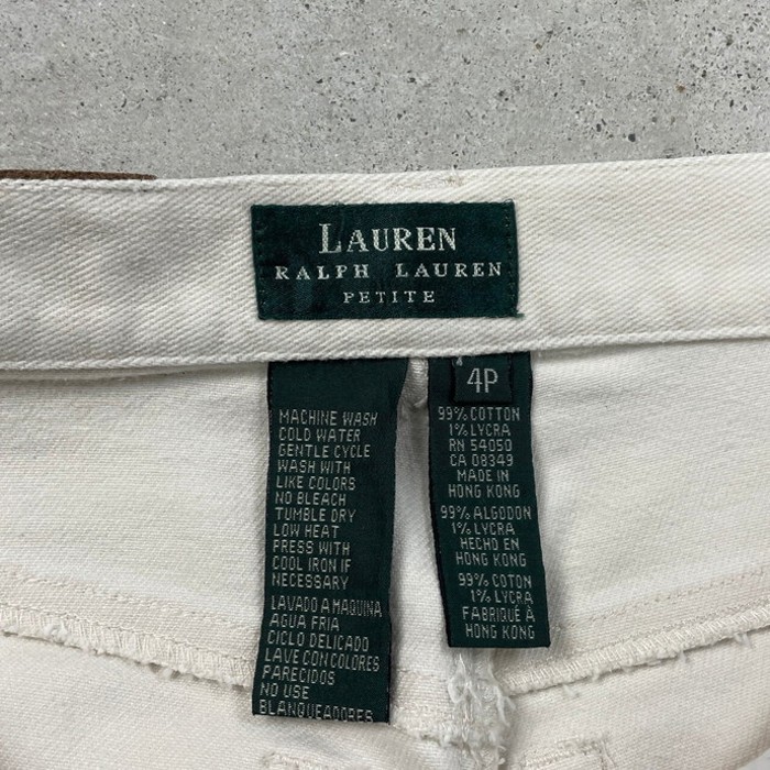 LAUREN Ralph Lauren ローレン ラルフローレン コットンパンツ レディースW26 | Vintage.City 古着屋、古着コーデ情報を発信