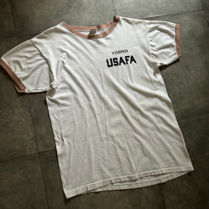 80s チャンピオン リンガーtシャツ USA製 L USAFA ピンク | Vintage.City 古着屋、古着コーデ情報を発信