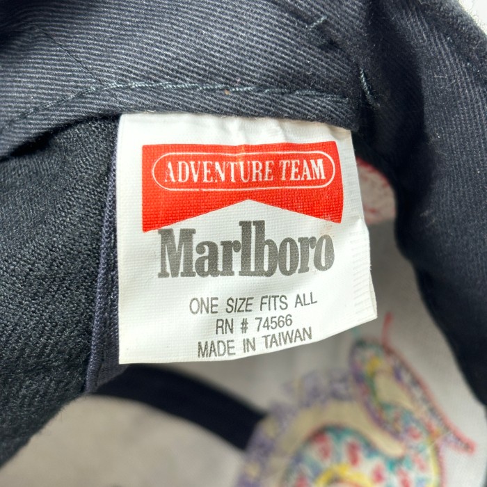 90s マルボロ スネークパス 2トーン 刺繍ロゴ 6パネル キャップ | Vintage.City 古着屋、古着コーデ情報を発信