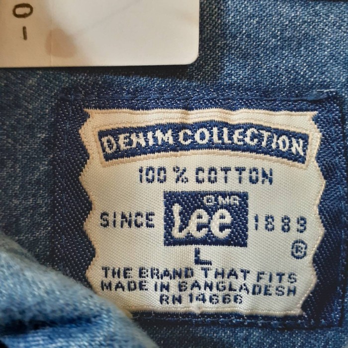 00s Lee denim BD shirt | Vintage.City 古着屋、古着コーデ情報を発信