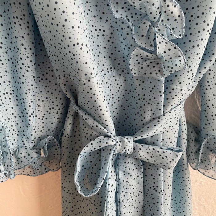 polyester frill gown | Vintage.City 빈티지숍, 빈티지 코디 정보