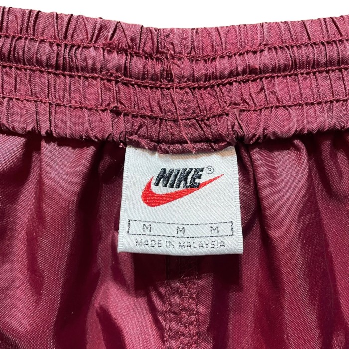 90's “NIKE” Nylon Pants BURGUNDY | Vintage.City 빈티지숍, 빈티지 코디 정보