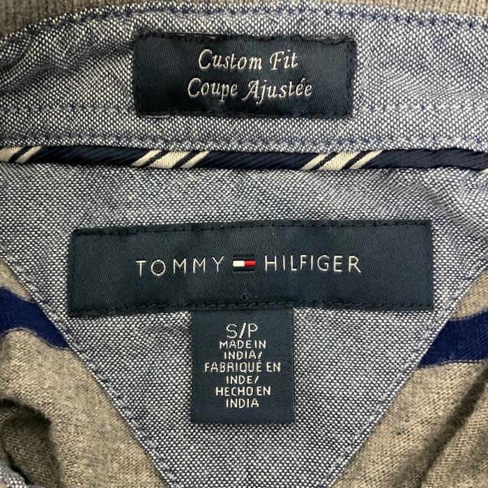 Tommy Hilfiger トミーヒルフィガー ボーダー Tシャツ地 ポロシャツ 古着 メンズS グレー【f240321001】 | Vintage.City Vintage Shops, Vintage Fashion Trends