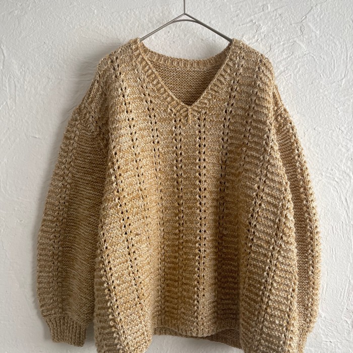 sheer cotton knit | Vintage.City 빈티지숍, 빈티지 코디 정보