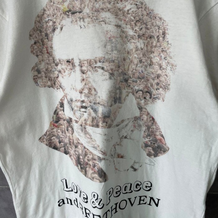KAPITAL LOVE &PEACE Beethoven　 ringer T-shirt size 2 配送B　キャピタル　ベートーヴェン　リンガーTシャツ | Vintage.City 古着屋、古着コーデ情報を発信