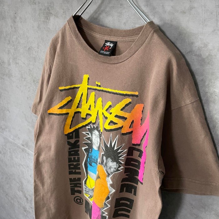 STUSSY 00's hiphop design T-shirt size M　配送B ステューシー　ヒップホップデザイン | Vintage.City 古着屋、古着コーデ情報を発信