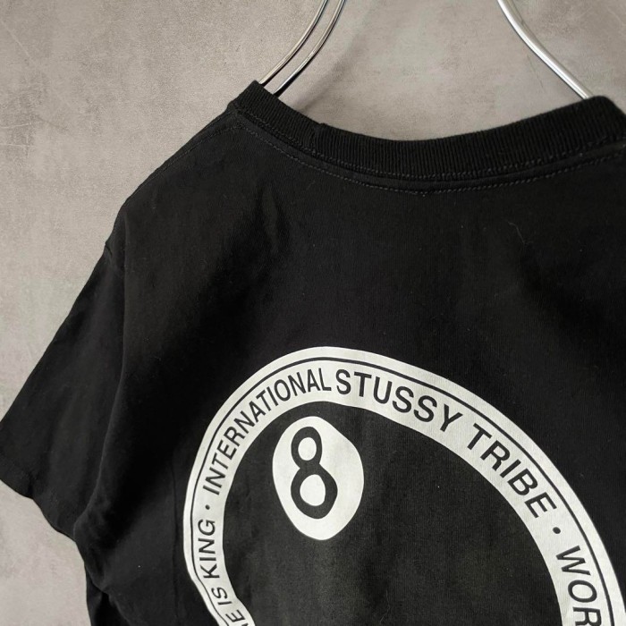 STUSSY 8ball back print T-shirt size M 配送B ステューシー　バックプリントTシャツ　８ボール | Vintage.City 빈티지숍, 빈티지 코디 정보