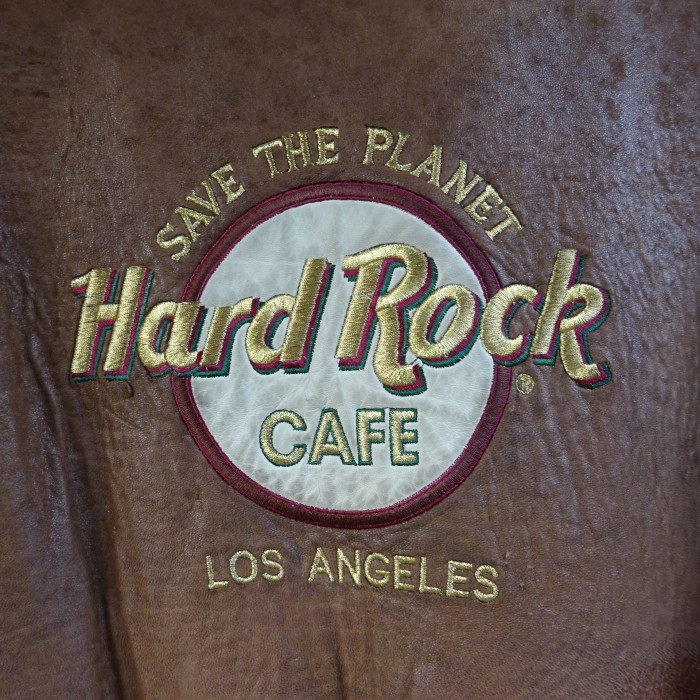 ハードロックカフェ USA製 レザージャケット ブラウン XL バックロゴ 茶 9937 | Vintage.City 古着屋、古着コーデ情報を発信
