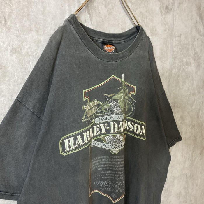 HARLEY DAVIDSON usa製 bike print fade T-shirt size XXL 配送A ハーレーダビッドソン　両面プリントTシャツ　フェード感 | Vintage.City Vintage Shops, Vintage Fashion Trends