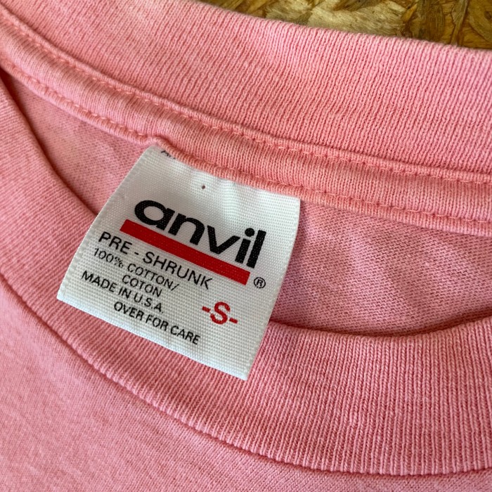 USA製 anvil プリントTシャツ S ピンク アンビル 半袖 ショートスリーブ カットソー アメカジ ヴィンテージ ユーズド USED 古着 MADE IN USA | Vintage.City 古着屋、古着コーデ情報を発信