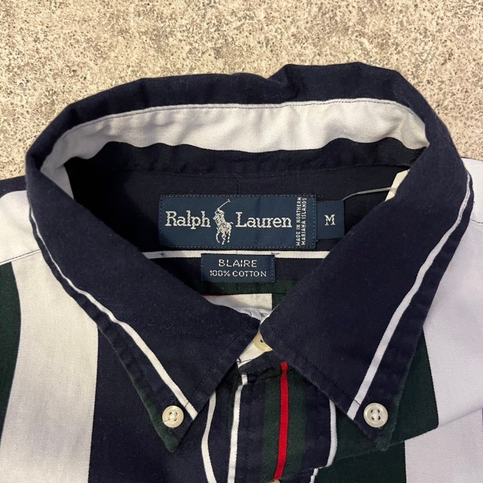 RalphLauren L/S  mulch stripe shirt Blare/ラルフローレン 長袖　マルチストライプ　シャツ | Vintage.City 古着屋、古着コーデ情報を発信