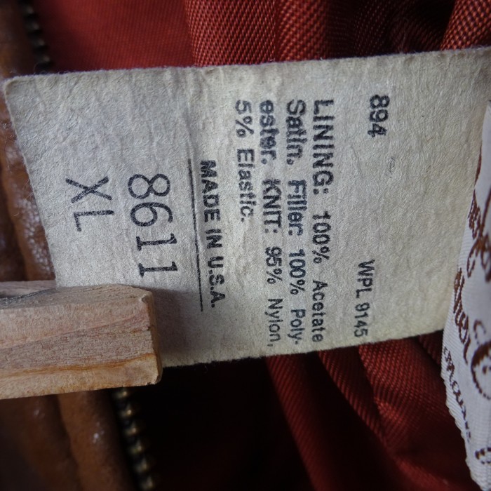 ハードロックカフェ USA製 レザージャケット ブラウン XL バックロゴ 茶 9937 | Vintage.City 古着屋、古着コーデ情報を発信