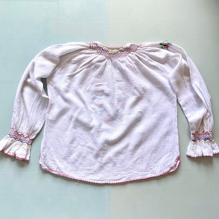 white flower embroidery blouse | Vintage.City Vintage Shops, Vintage Fashion Trends