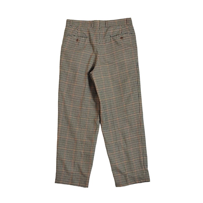 Business Class / Gingham Check Light Wool Slacks Pants W31 | Vintage.City 古着屋、古着コーデ情報を発信