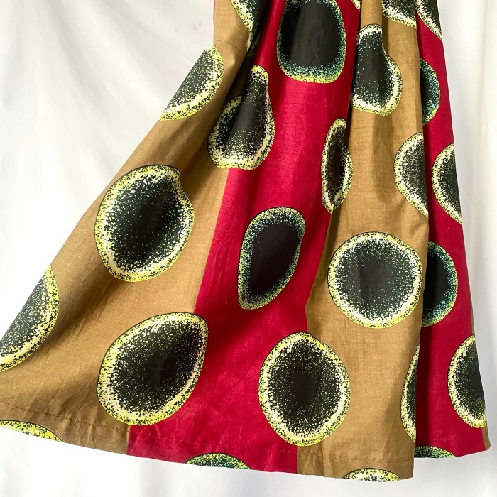 African batik maxi skirt アフリカンバティックマキシスカート | Vintage.City 빈티지숍, 빈티지 코디 정보
