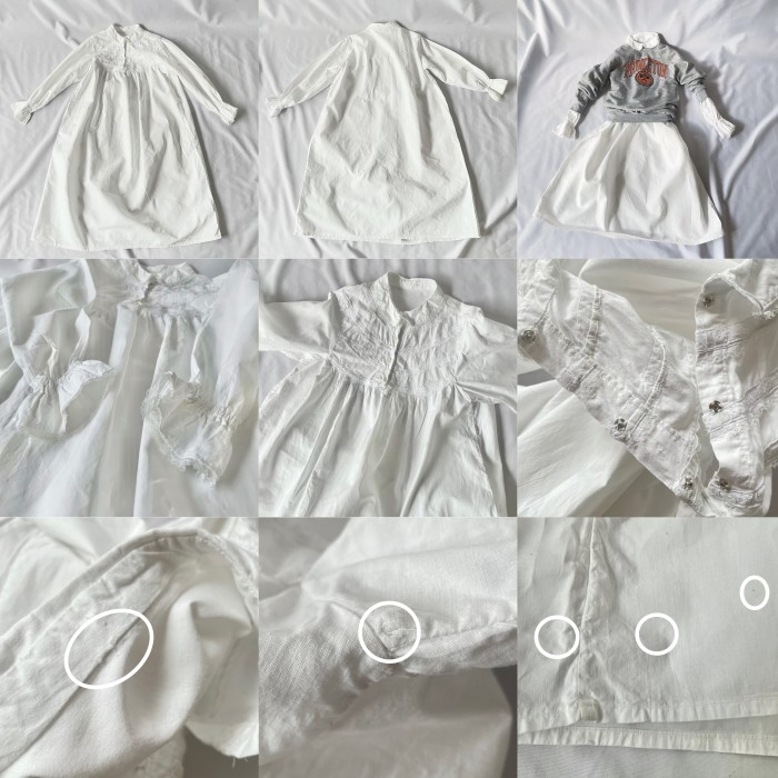 Antique white negligee onepiece アンティーク白ネグリジェレースワンピース | Vintage.City 古着屋、古着コーデ情報を発信
