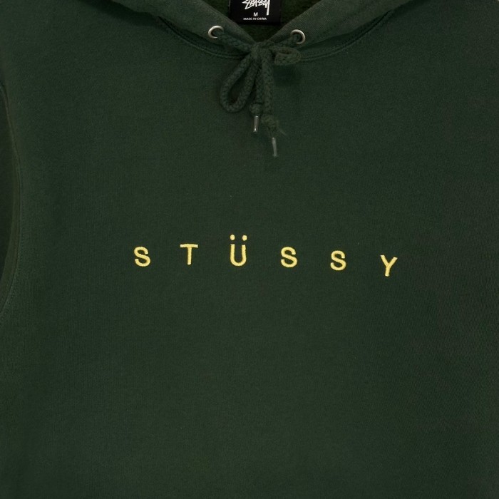 stussy ステューシー パーカー 刺繍ロゴ センターロゴ アースカラー | Vintage.City 古着屋、古着コーデ情報を発信