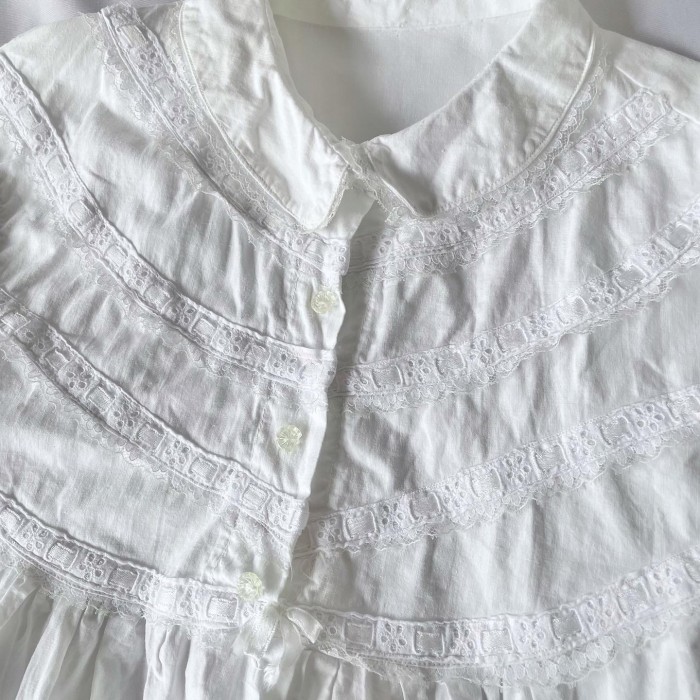Antique white negligee onepiece アンティーク白ネグリジェレースワンピース | Vintage.City 古着屋、古着コーデ情報を発信