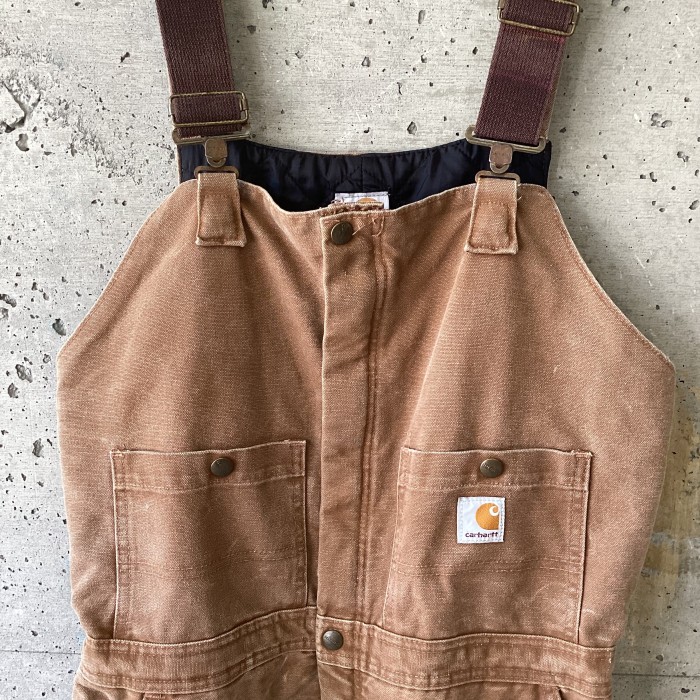 carhartt for women brown overalls | Vintage.City 古着屋、古着コーデ情報を発信
