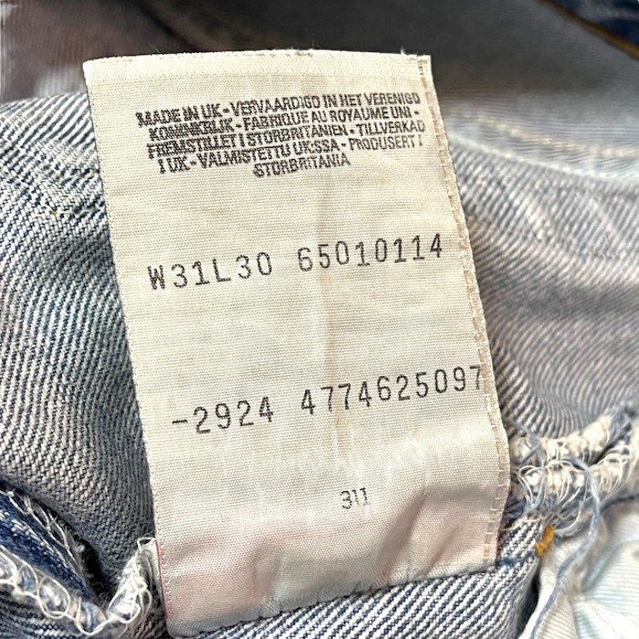 【Levi's】1990's ユーロリーバイス 501 デニムパンツ MADE IN U.K | Vintage.City 古着屋、古着コーデ情報を発信