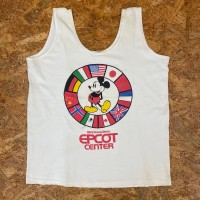 USA製 ’80s Disney ミッキーEPCOT CENTERプリントタンクトップ L ホワイト 万国旗 Mickey Mouse 80年代 ディズニー ヴィンテージ ビンテージ vintage ユーズド USED 古着 MADE IN USA | Vintage.City Vintage Shops, Vintage Fashion Trends