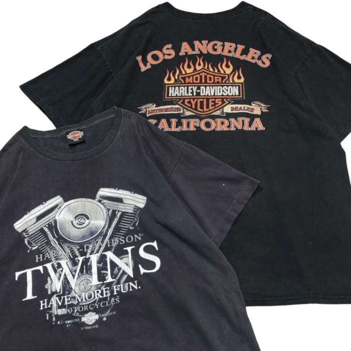 90s HARLEY-DAVIDSON/LOS ANGELES CALIFORNIA T-SHIRT | Vintage.City Vintage Shops, Vintage Fashion Trends