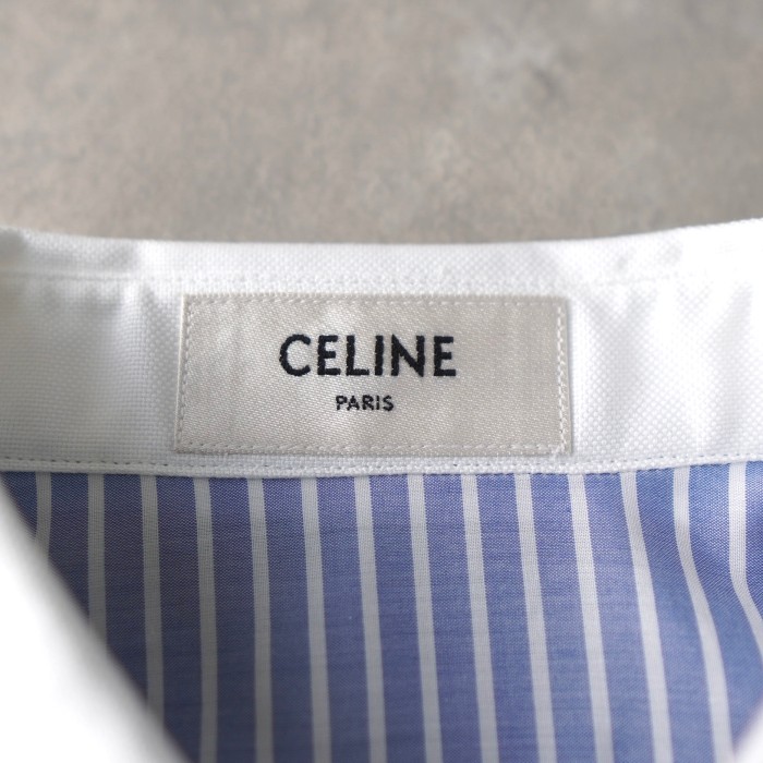 CELINE / セリーヌ 長袖シャツ / ドレスシャツ / クロップドシャツ Sサイズ相当 | Vintage.City 빈티지숍, 빈티지 코디 정보