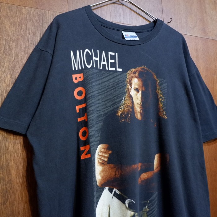 USA製 90s Hanes “Michael Bolton 1991 tour” Tシャツ | Vintage.City 빈티지숍, 빈티지 코디 정보
