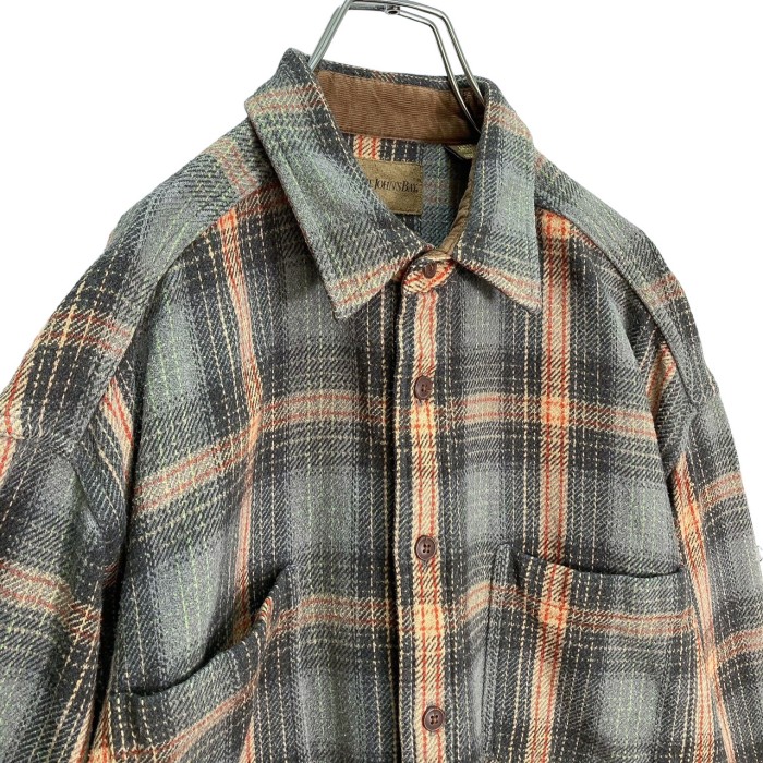90s ST.JOHN'S BAY L/S cotton heavy check nel shirt | Vintage.City Vintage Shops, Vintage Fashion Trends
