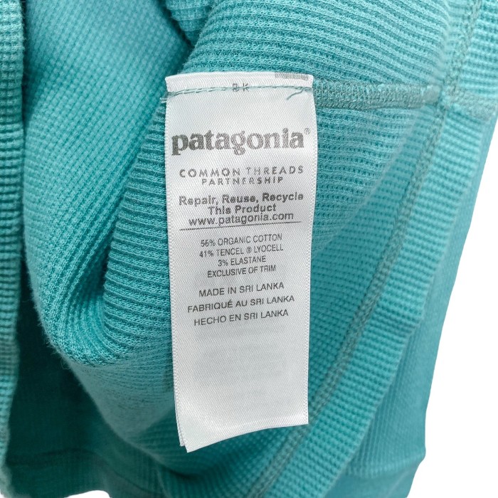 Patagonia 00's turquoise blue L/S cotton thermal cutsewn | Vintage.City Vintage Shops, Vintage Fashion Trends